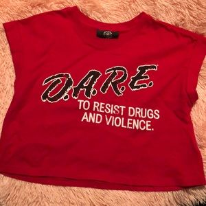 D.A.R.E cut off shirt